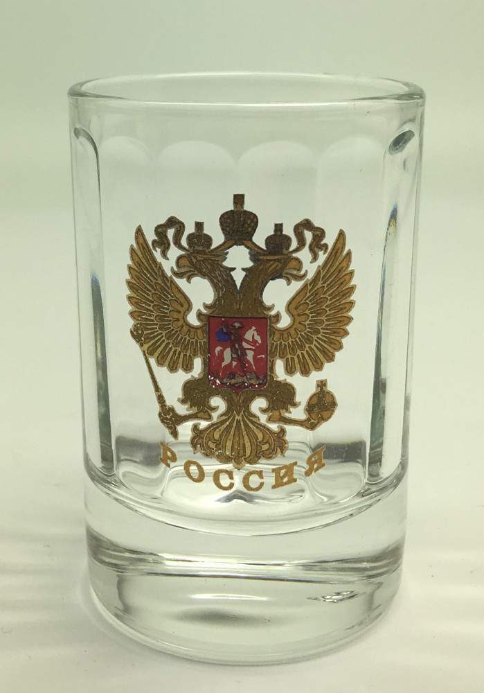 Russian Coat of Arms Shot Glass