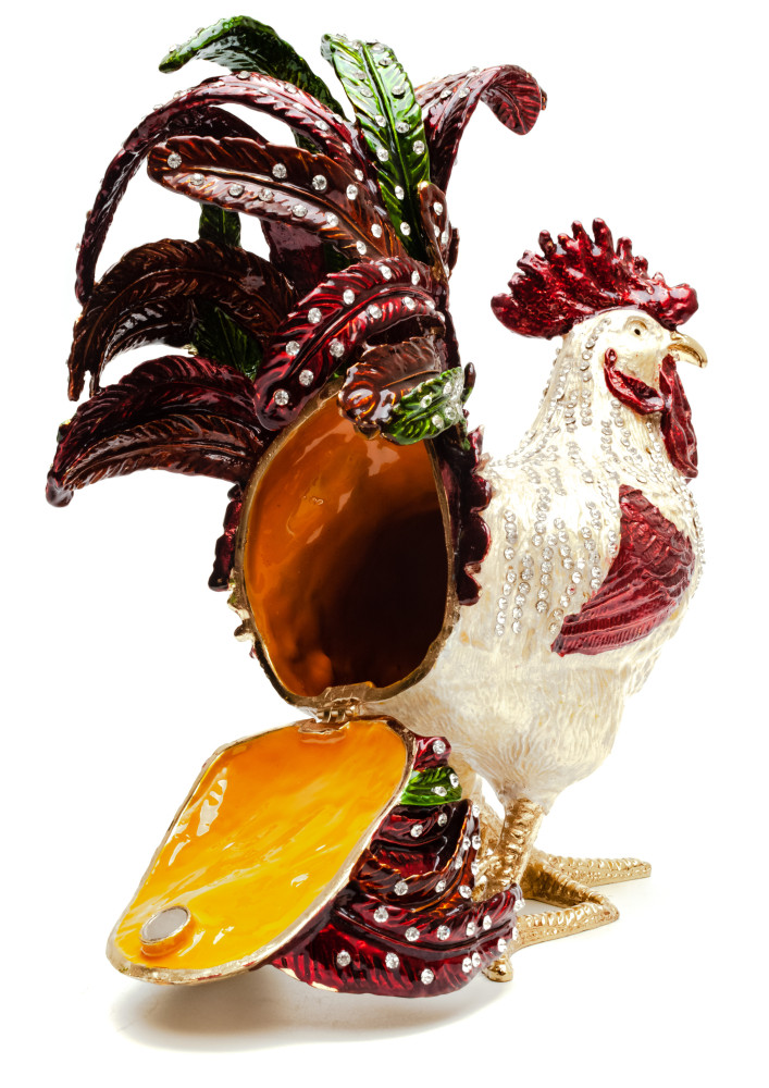 230 mm Cockerel Jewellery Box