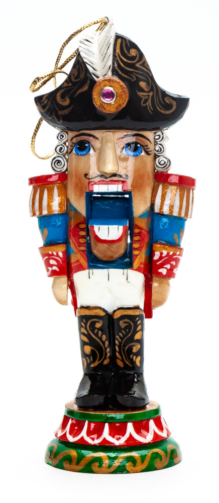 140 mm The Nutcraker hand carved and painted wooden Figurine (by Andrey Crafts)