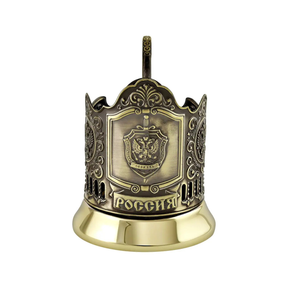 Federal Security Service of the Russian Federation pure brass tea glass holder