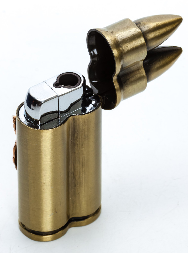 The Guard Hunter Bullet Gas Metal Lighter (by Sergio Accendino)