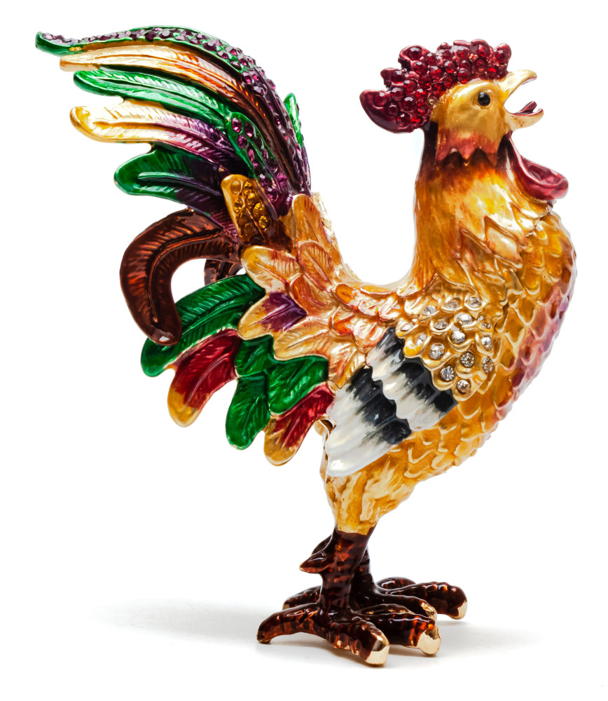 105 mm Cockerel Jewellery Box