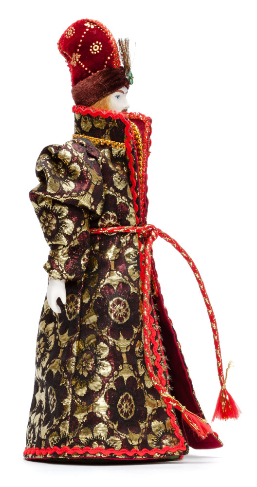 270 mm Ivan Tsarevitch Doll in a Russian Traditional Dress Porcelain Statue (by Le Russe)