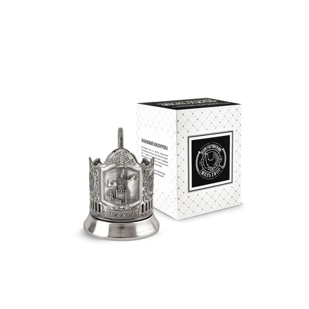 Spasskaya Tower nickel plated tea glass holder