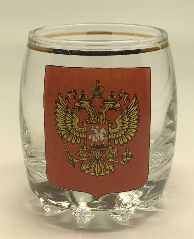 Russian Coat of Arms Shot Glass