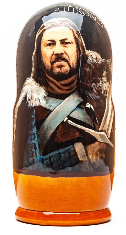 Shop Celebrities Nesting Dolls 180mm Game of Thrones Hand Painted Matryoshka Doll 5 pcs (by Konstantin Studio) online at Skazka.site | Eligible for fast shipping and free returns. 180mm Game of Thrones Hand Painted Matryoshka Doll 5 pcs (by Konstantin Studio)