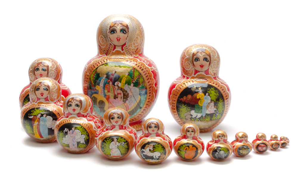 Shop Exclusive Nesting Dolls 210 mm Russian Fairytale handpainted Wooden Matryoshka round Doll 15 pcs (by Valery Crafts) online at Skazka.site | Eligible for fast shipping and free returns. 210 mm Russian Fairytale handpainted Wooden Matryoshka round Doll 15 pcs (by Valery Crafts)