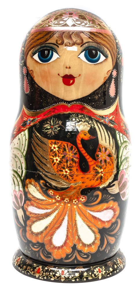 Shop Exclusive Nesting Dolls 410 mm The Firebird hand painted on Wooden Matryoshka doll 27 pcs (by Valeria Crafts) online at Skazka.site | Eligible for fast shipping and free returns. 410 mm The Firebird hand painted on Wooden Matryoshka doll 27 pcs (by Valeria Crafts)