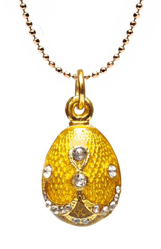 Anchor Yellow Egg Pendant