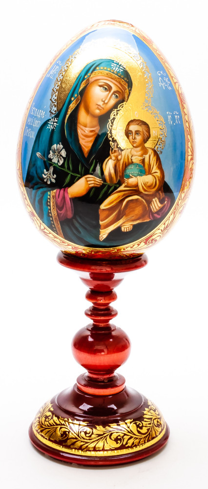 300 mm Godmother hand painted on wooden egg (by Hamlet Crafts)