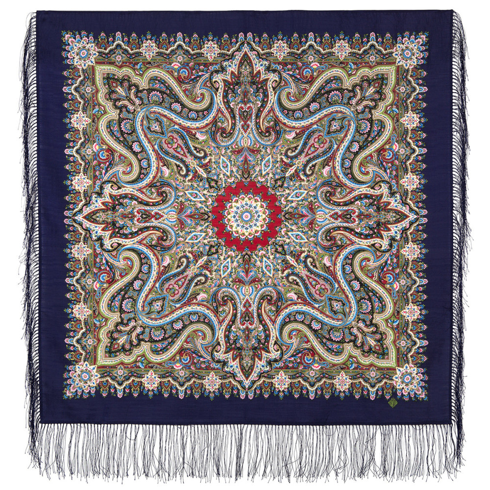 Shop Woolen Scarves with Silk Fringe 89x89 cm Платок «Розмарин» online at Skazka.site | Eligible for fast shipping and free returns. Платок «Розмарин»