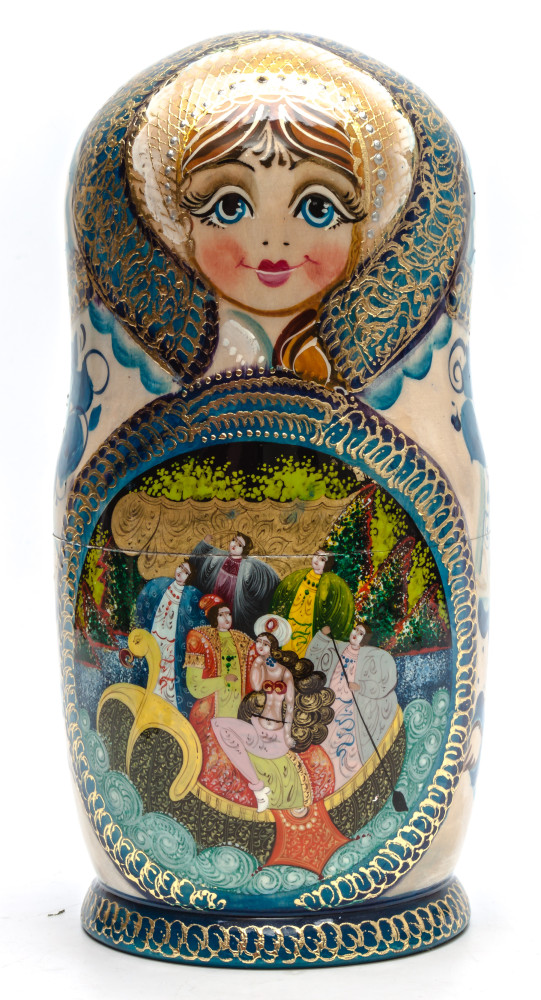 Shop Exclusive Nesting Dolls 260 mm Russian Fairytale handpainted Wooden Matryoshka Doll 10 pcs (by Valery Crafts) online at Skazka.site | Eligible for fast shipping and free returns. 260 mm Russian Fairytale handpainted Wooden Matryoshka Doll 10 pcs (by Valery Crafts)