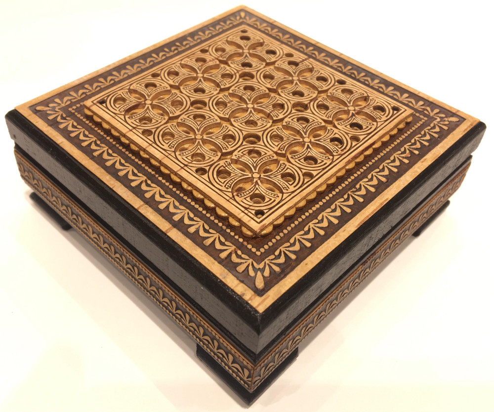 Birch Bark Hand-made Jewellery Box