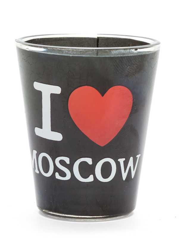 I Love Moscow Shot Glass
