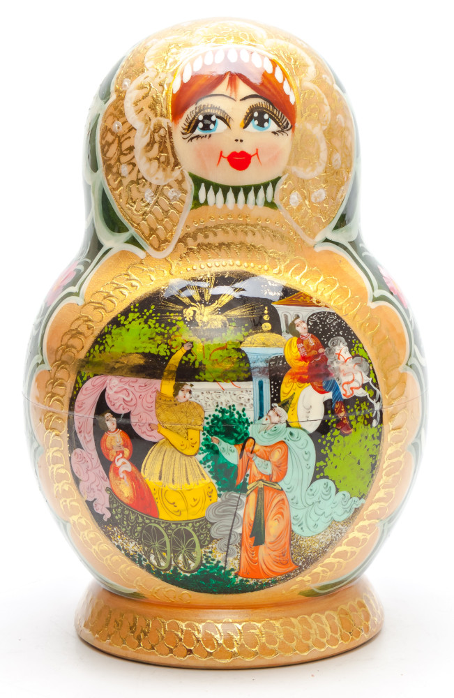 Shop Exclusive Nesting Dolls 170 mm The Firebird handpainted Wooden Matryoshka round Doll 10 pcs (by Valery Crafts) online at Skazka.site | Eligible for fast shipping and free returns. 170 mm The Firebird handpainted Wooden Matryoshka round Doll 10 pcs (by Valery Crafts)