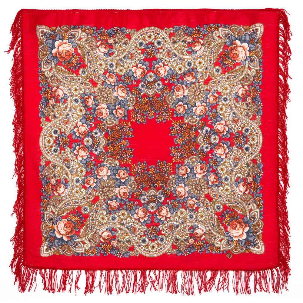 Shop Woolen Scarves with Woolen Fringe 89x89 cm 89x89 cm On the Wings of the Wind Woolen Shawl with Woolen Fringe Pavlovo Posad Manufactory online at Skazka.site | Eligible for fast shipping and free returns. 89x89 cm On the Wings of the Wind Woolen Shawl with Woolen Fringe Pavlovo Posad Manufactory