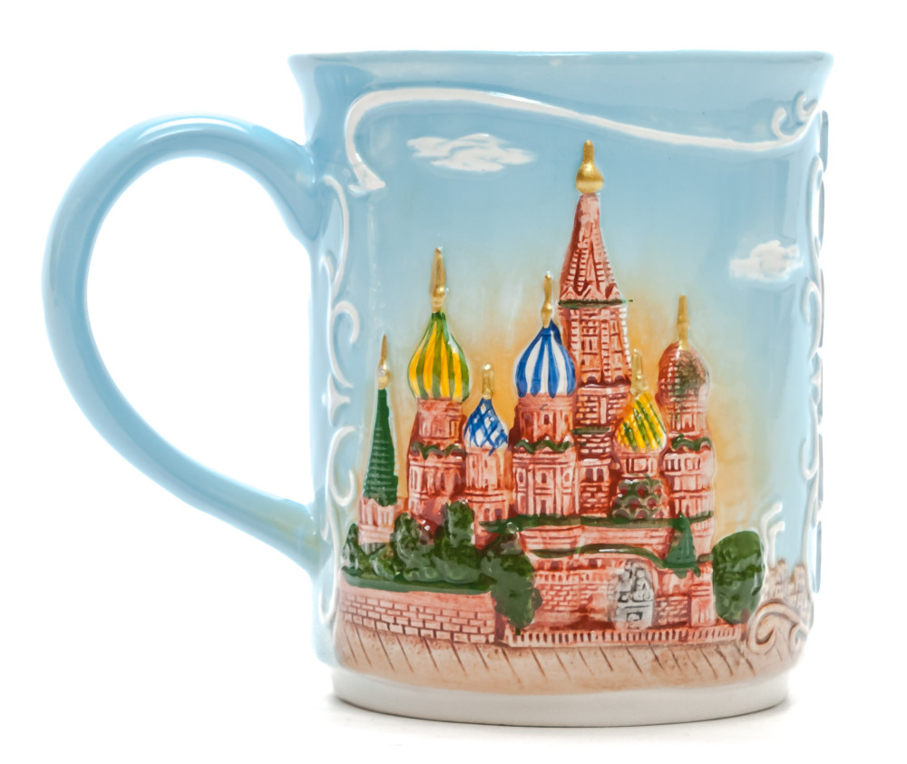 Moscow Attractions Ceramic Mug