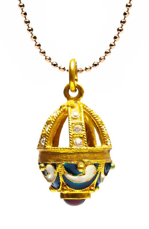 Jug Green Egg Pendant