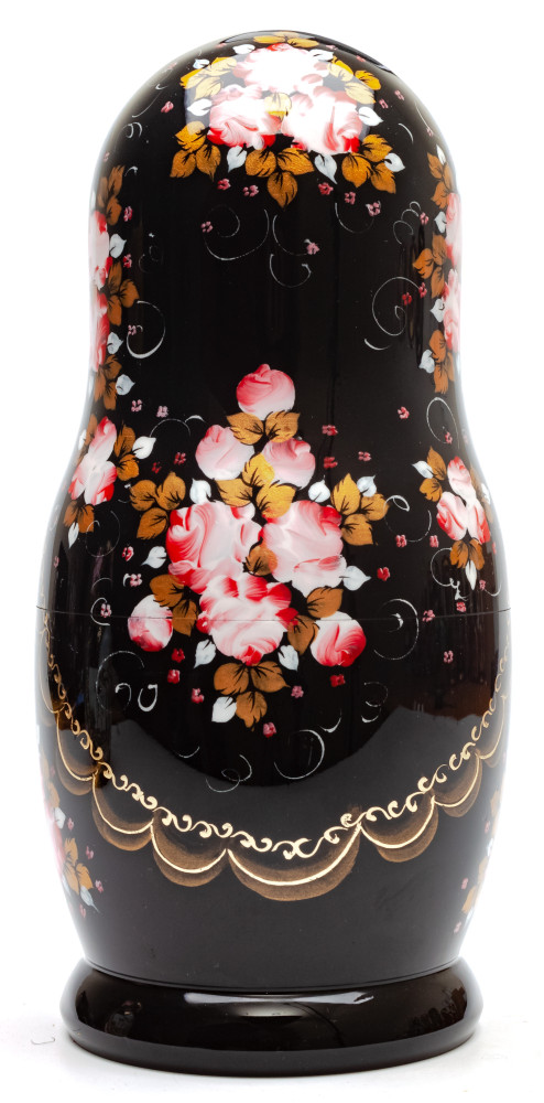 240 mm Moscow Saint Basil Cathedral hand painted Wooden Matryoshka doll 10 pcs (by A Studio)