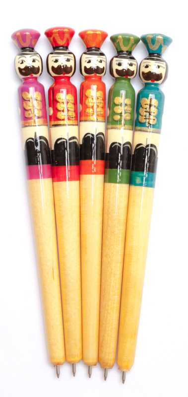 Russian Hussar Hand Painted Pen Set
