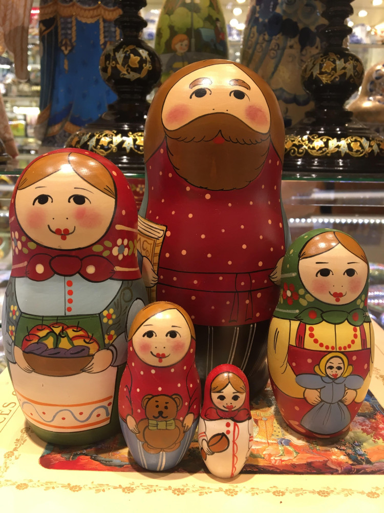 Shop Exclusive Nesting Dolls Father merchant and his big family online at Skazka.site | Eligible for fast shipping and free returns. Father merchant and his big family