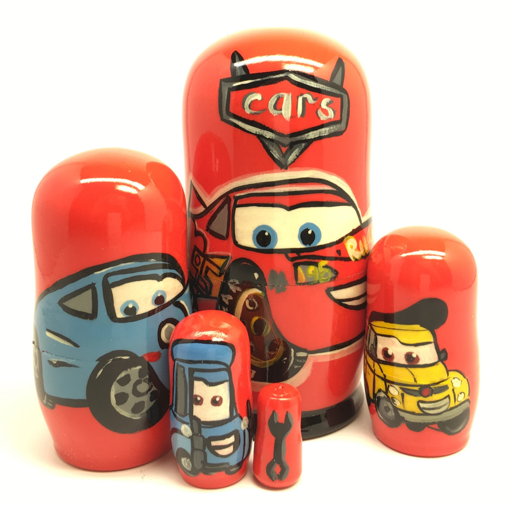 The Cars Matryoshka Doll 5pcs
