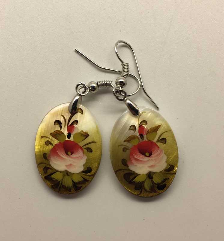U Mother of Pearl Earrings