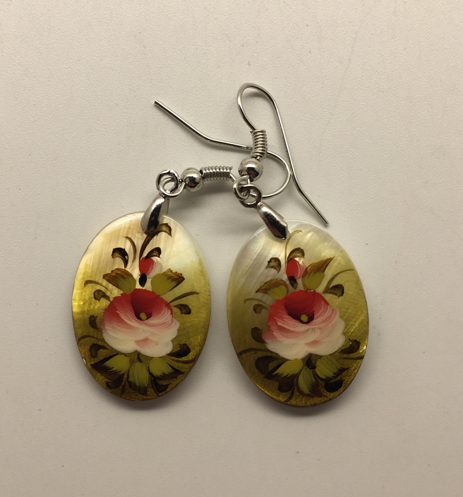 U Mother of Pearl Earrings