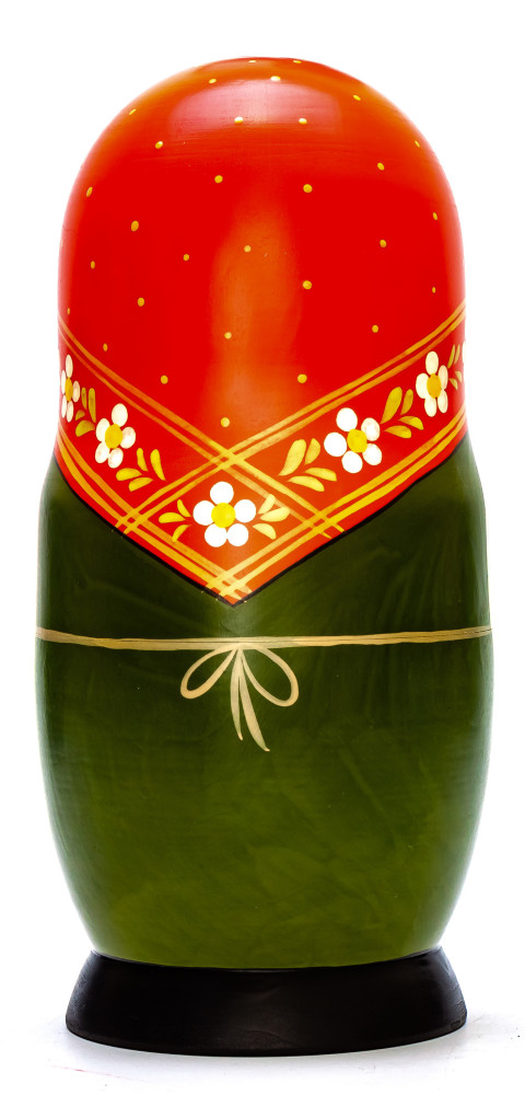 230mm Mistress with a Basket full of Mushrooms and Berries hand painted Traditional Russian Wooden Matryoshka doll 7 pcs (by Igor Malyutin)