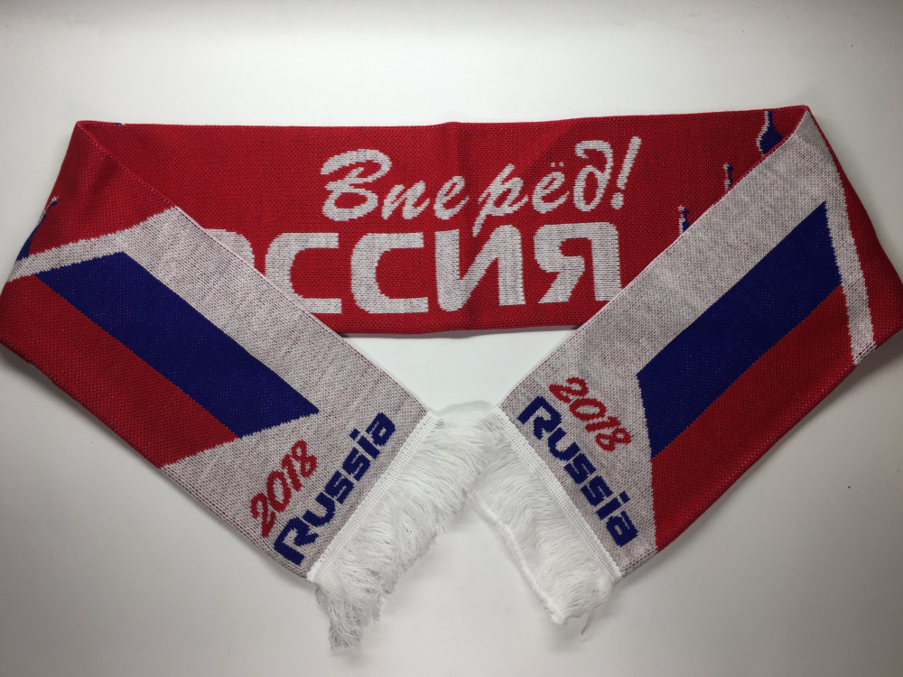 Let's Go Russia Footbal Fan Scarf