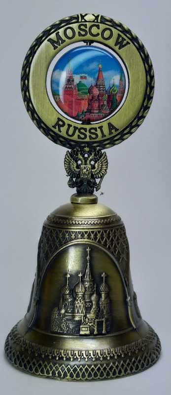 Moscow Souvenir Metal Bell (by AKM Gifts)