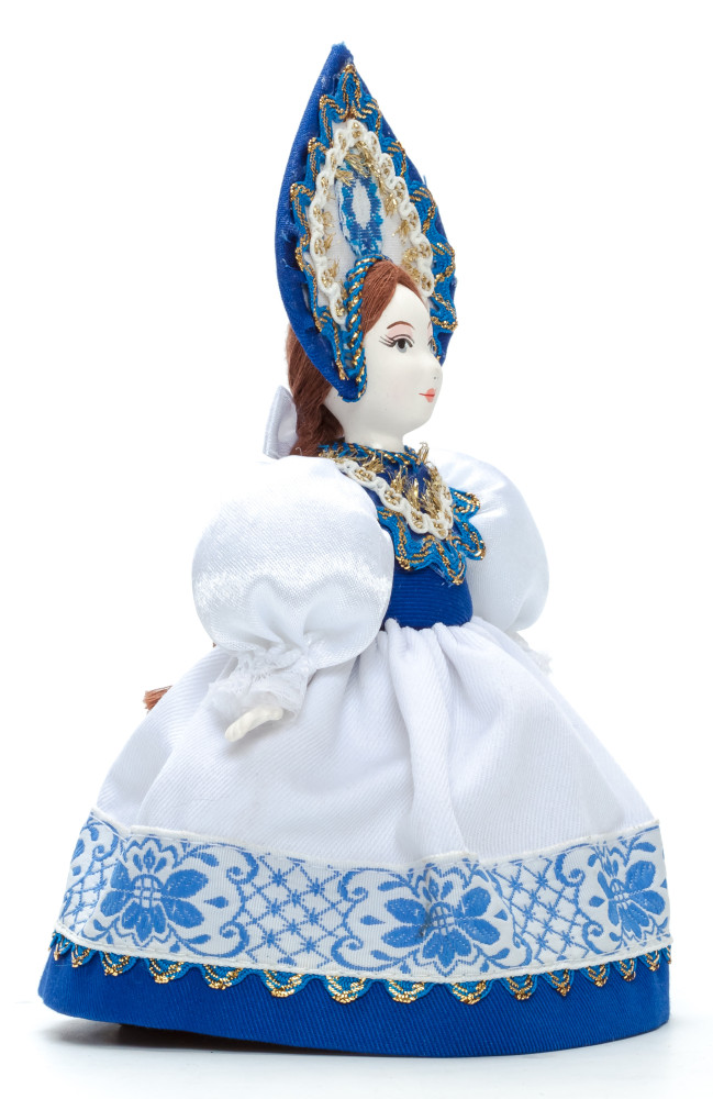 Snow Maiden Princess Porcelain Doll 