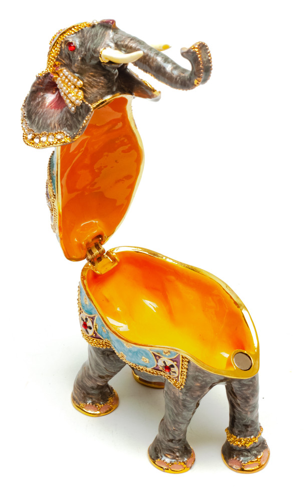80 mm Elephant Jewellery Box