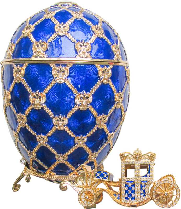 200 mm Imperial Coach and Gold Imperial Coronation Music Easter Egg