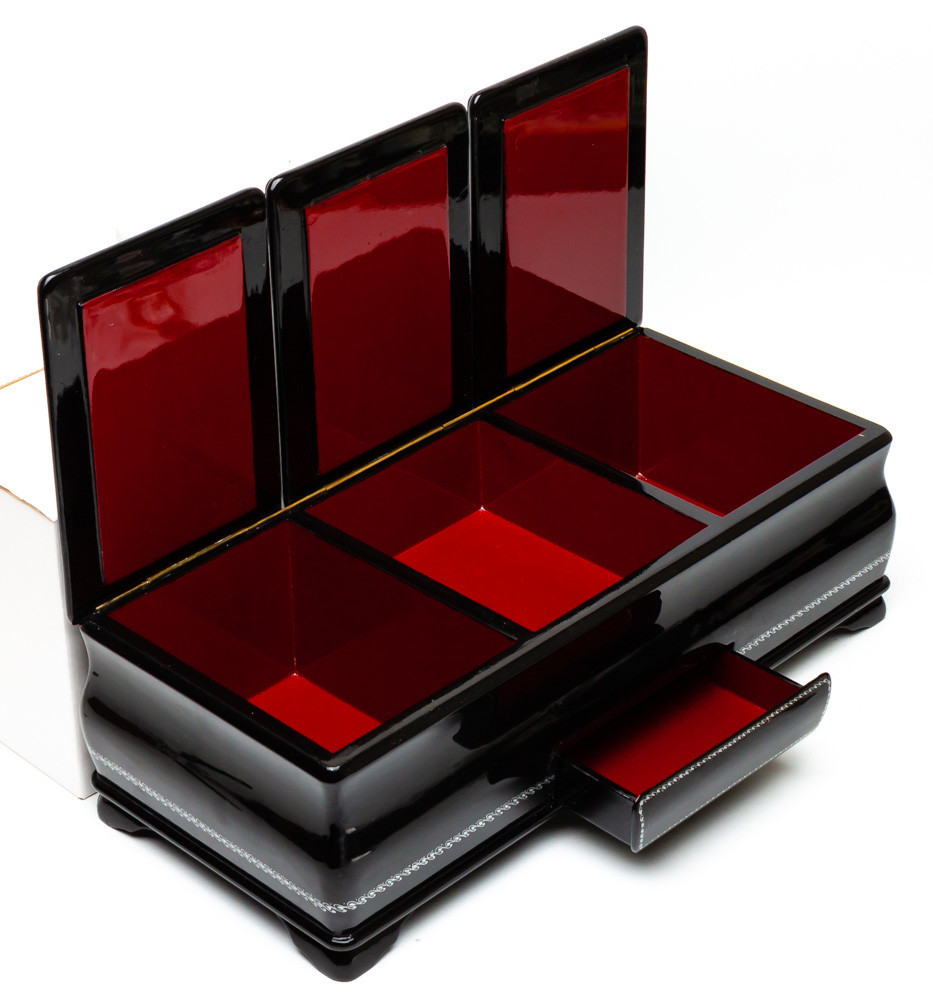 390x180mm Moscow Kremlin Hand Painted Jewellery Box (by Alexander G Studio)