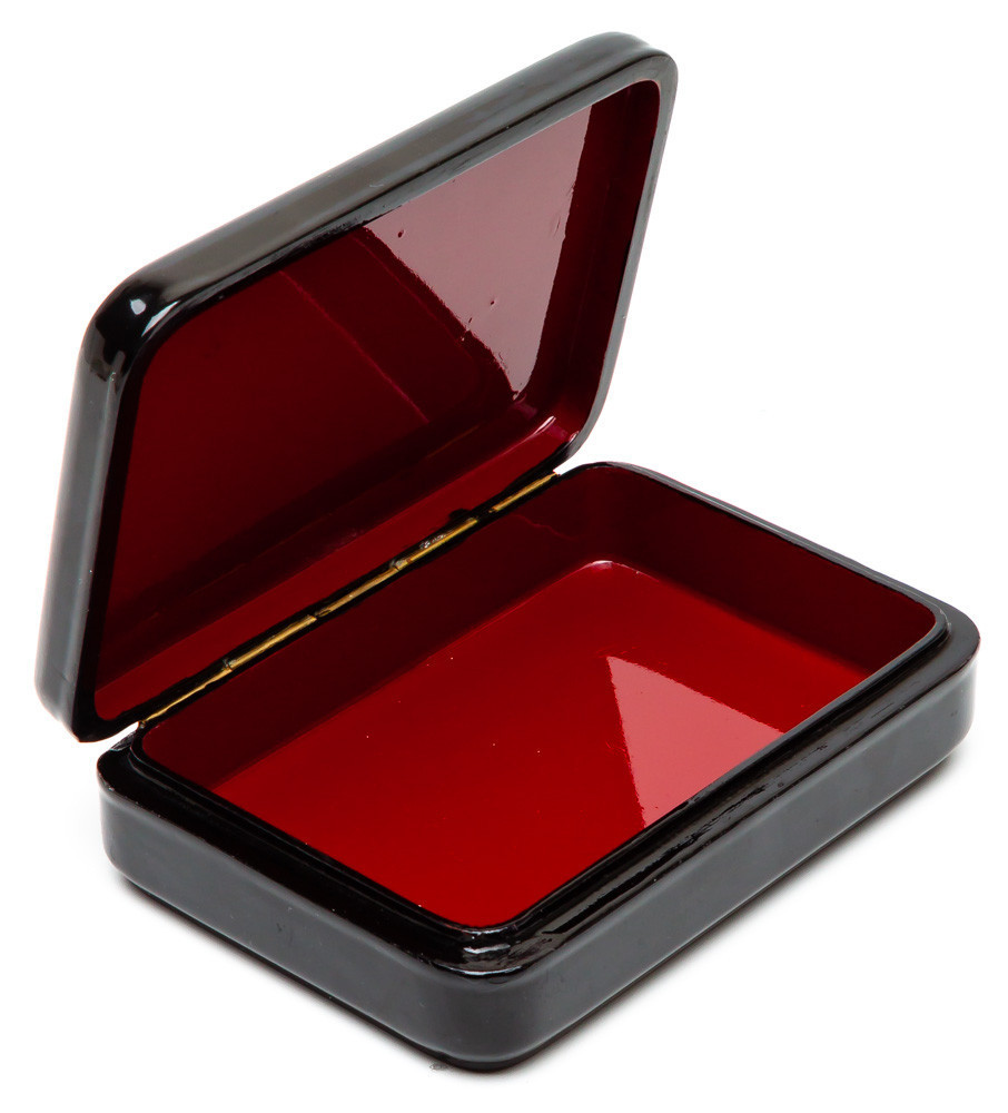 130x90mm Troika Hand Painted Jewellery Box (by Tatiana Shkatulka Crafts)
