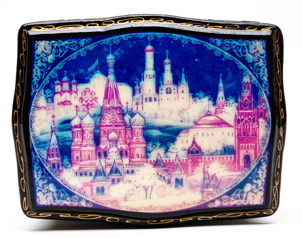 150x120mm Moscow Painted Jewellery Box