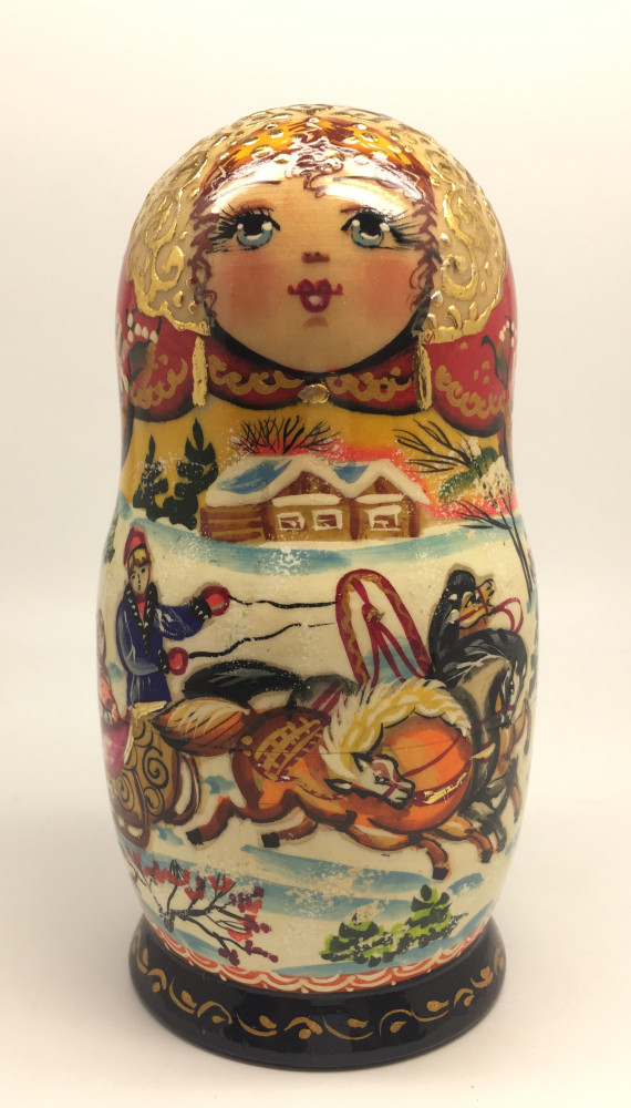 U 5pcs Russian Matryoshka Doll