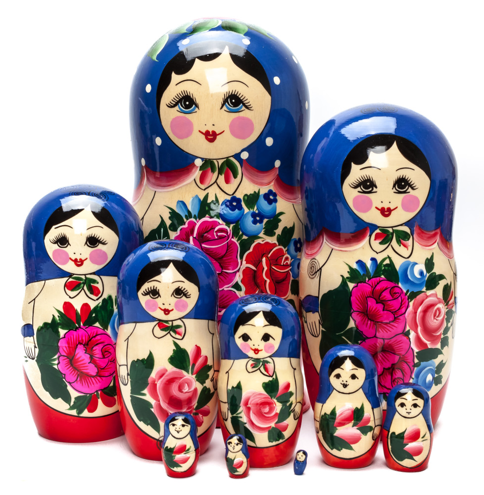 DarK Blue 10pcs Semenovskaya