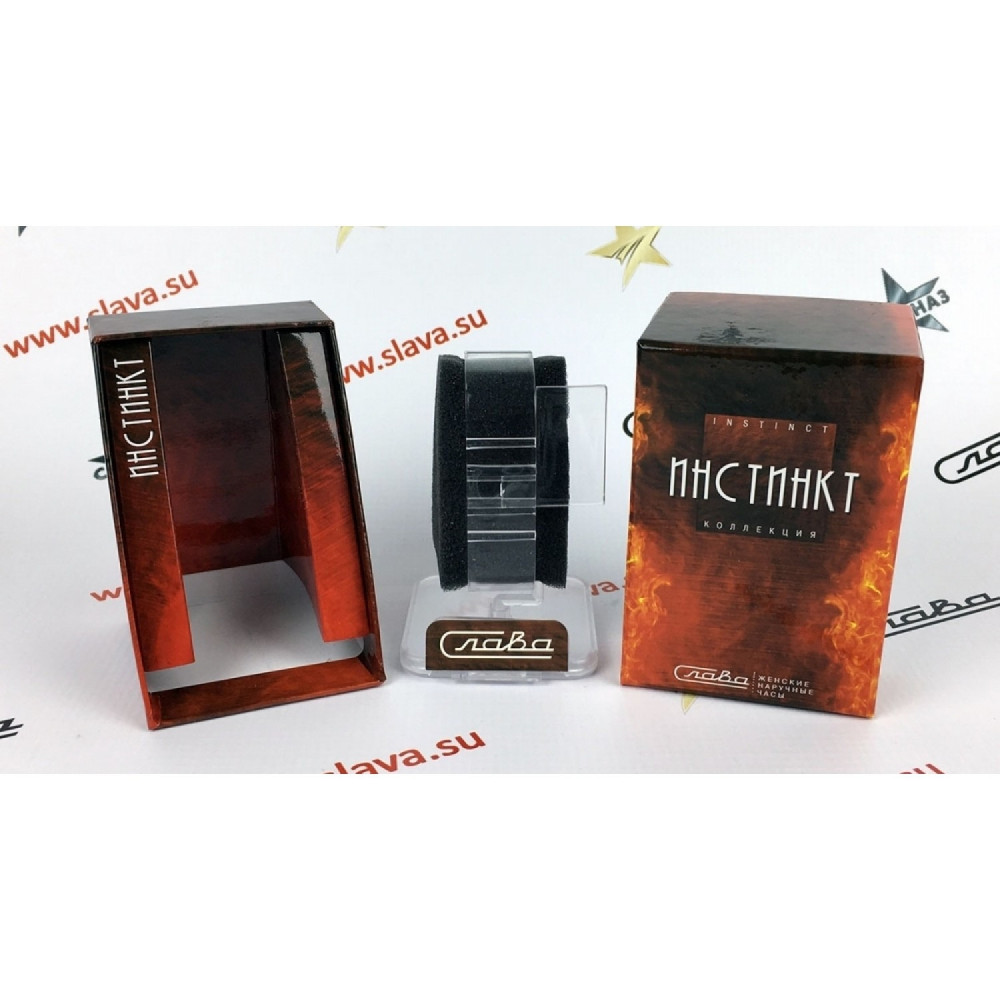 российские женские кварцевые часы Слава "Инстинкт"  6004083/2035