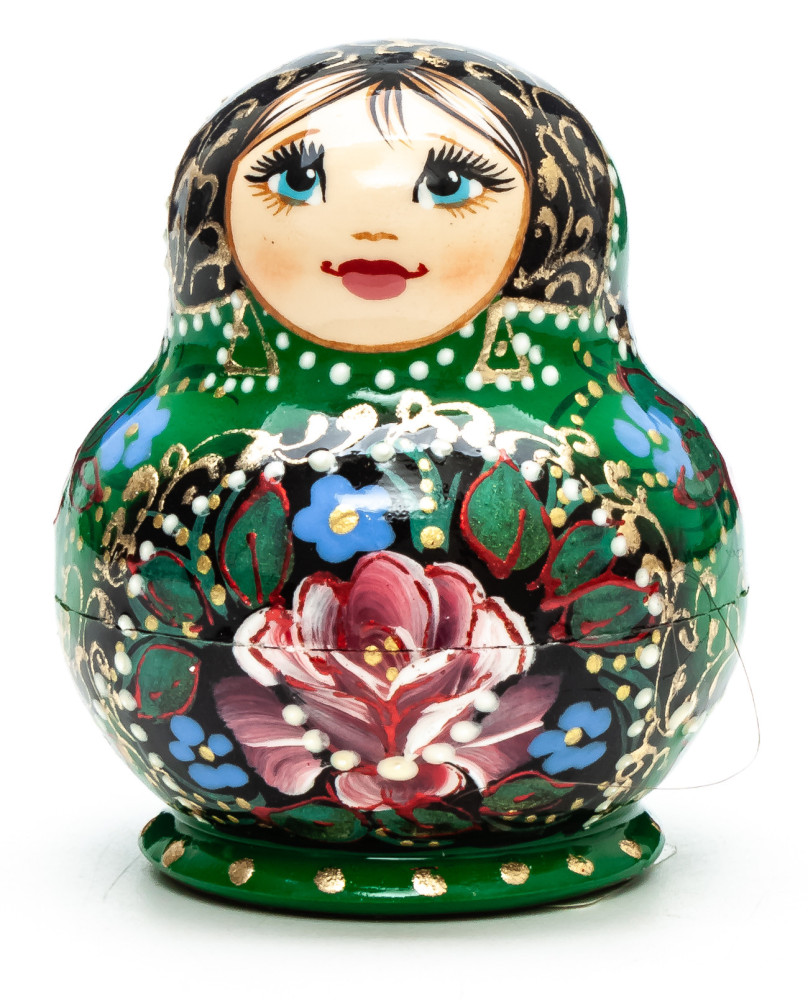 55 mm Matryoshka with Flowers 5pcs (by A Studio)
