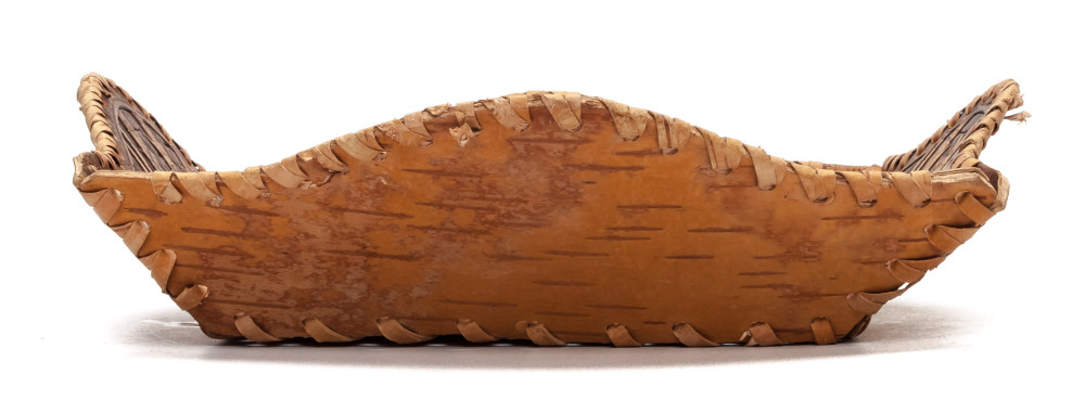 250x60 mm Squirrel hand made birchbark Plate (by Maxim Birch)