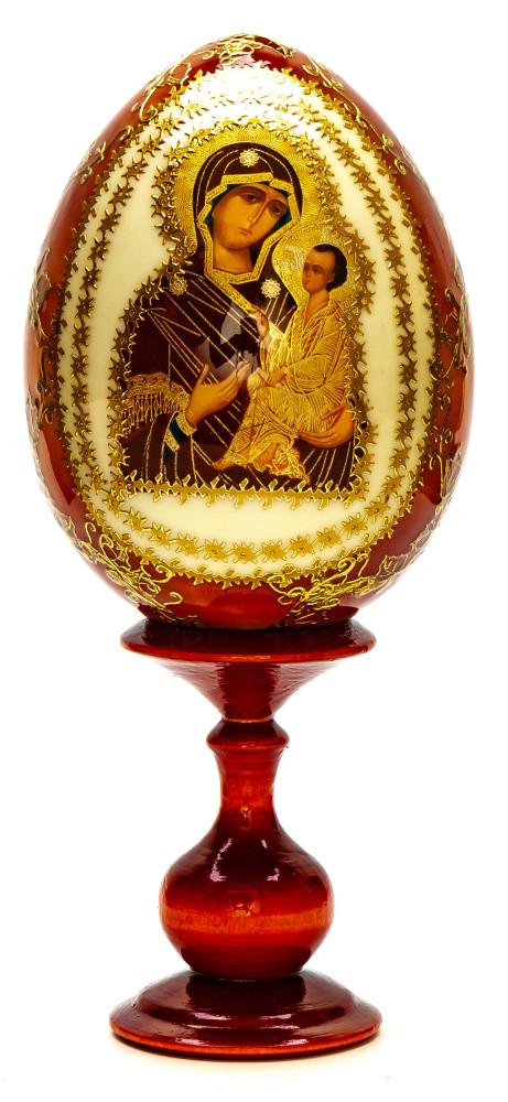 180 mm Godmother hand painted on wooden egg (by Hamlet Crafts)