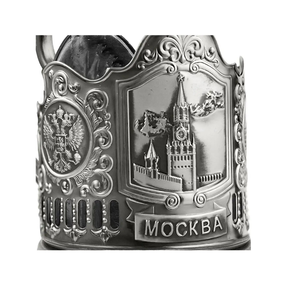 Spasskaya Tower nickel plated tea glass holder