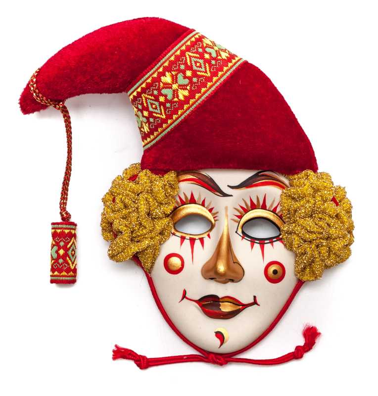Clown Porcelain Mask