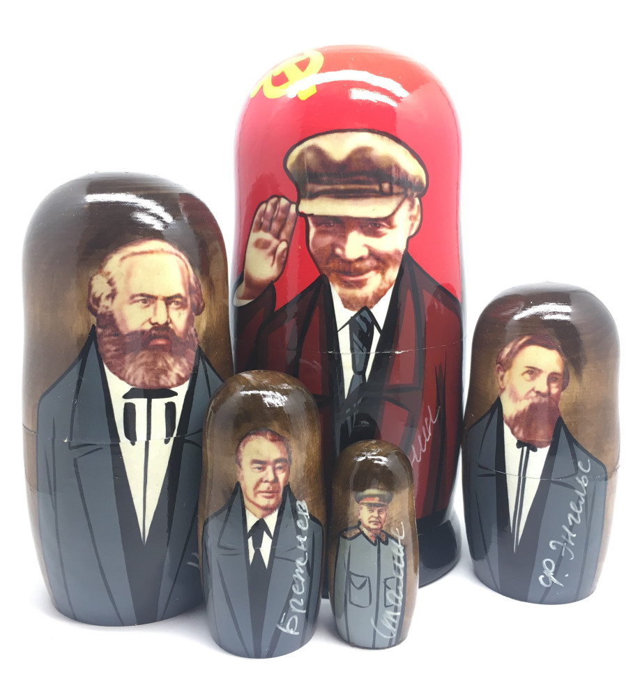 Lenin Matryoshka Doll 5pcs Big