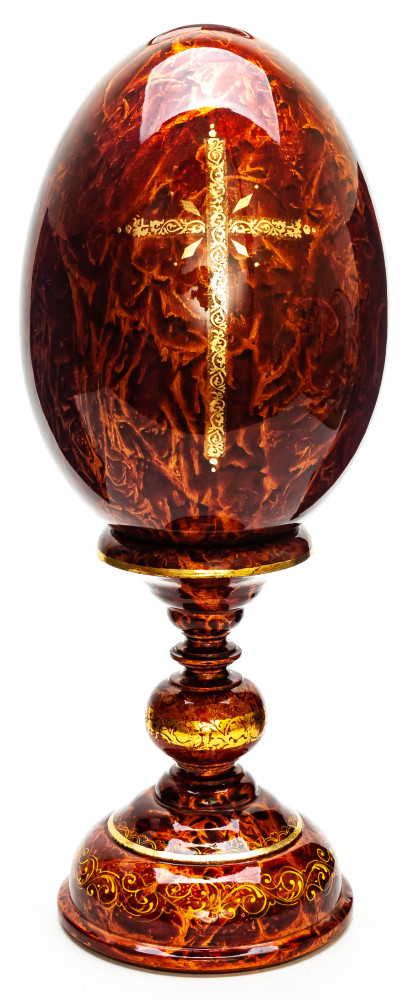 300 mm Christ the Savior hand painted on wooden egg (by Hamlet Crafts)