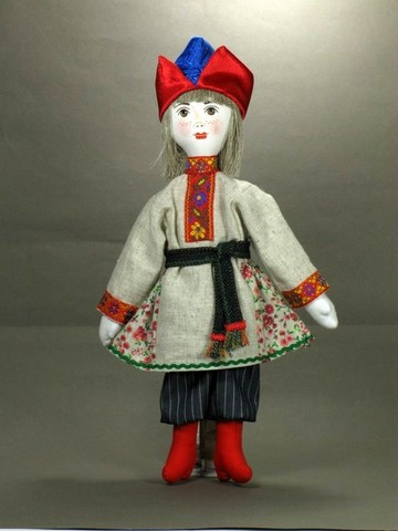 Текстильная кукла "Емеля"