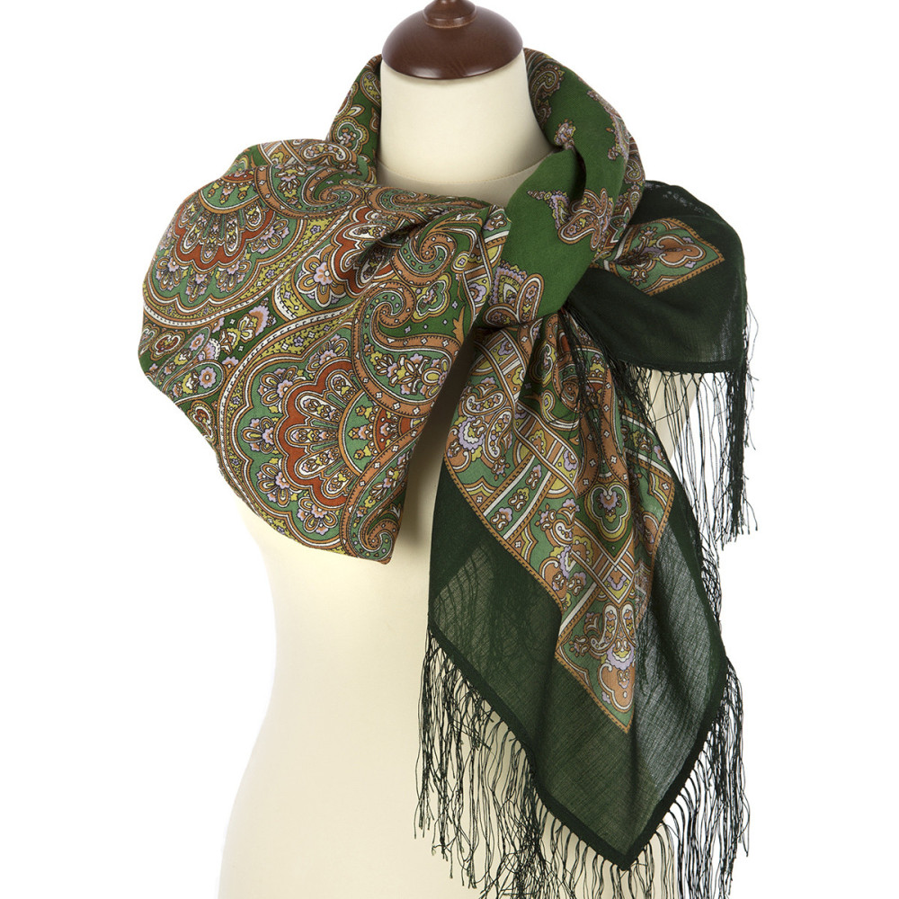 Shop Woolen Scarves with Silk Fringe 125x125 cm Платок «Волшебный танец» online at Skazka.site | Eligible for fast shipping and free returns. Платок «Волшебный танец»