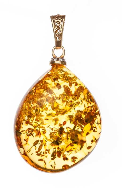 18 g Baltic Amber Pendant